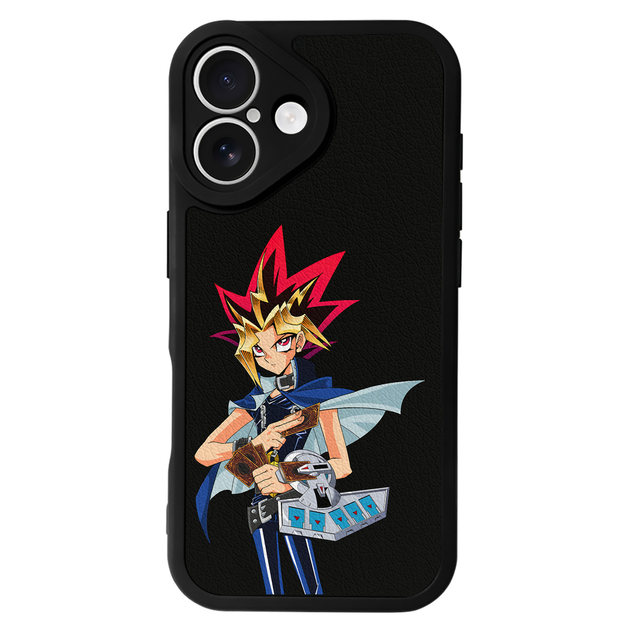 遊☆戯☆王 Yu-Gi-Oh! 【iPhone 16シリーズ対応】シリコンスマホケース（レザー調） 材質：シリコン